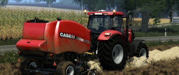 Pressen Case IH RB465 Landwirtschafts Simulator mod