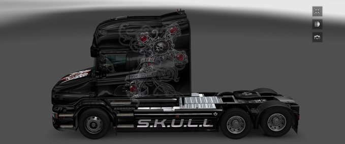 Scania Scania T EXC Topline Skull Eurotruck Simulator mod
