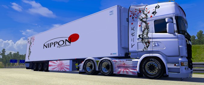 Skins Nippon Truck Trailer Eurotruck Simulator mod