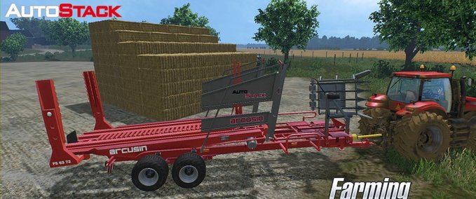 Ballentransport Arcusin AutoStack FS63 72 Landwirtschafts Simulator mod