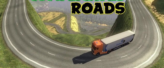 Complicated ETS2 Roads Mod Image