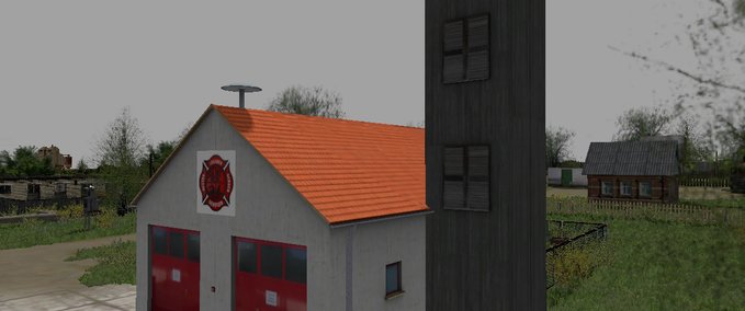 Gebäude Dorf Feuerwehr Landwirtschafts Simulator mod