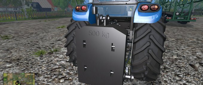 Gewichte Gewicht 500 kg mit Zusatzgewichte Landwirtschafts Simulator mod
