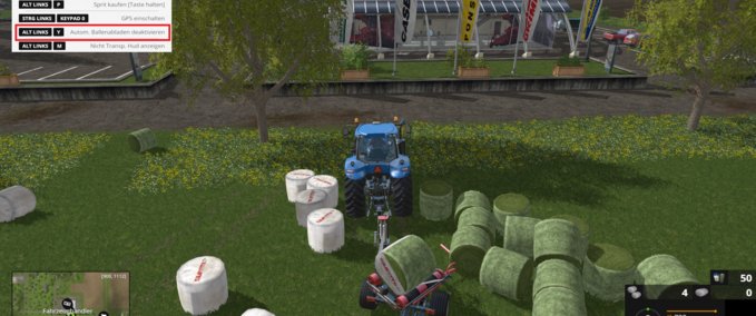 Scripte Automatisches Abladen eines Ballenwicklers Landwirtschafts Simulator mod