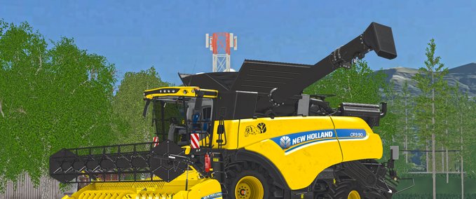Schneidwerke & Schneidwerkswagen New Holland 7 Meter Kopf Landwirtschafts Simulator mod