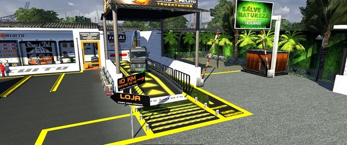 Sonstige New Service Station Eurotruck Simulator mod