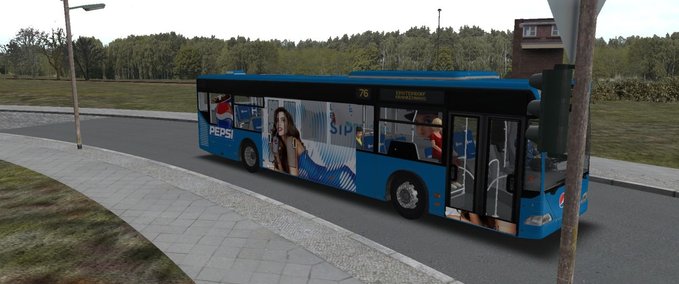 Bus Skins Merzedes Benz O530 Pepsi Cola Bus OMSI 2 mod