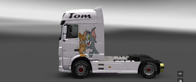 Skins DAF Euro 6  Tom & Jerry Eurotruck Simulator mod