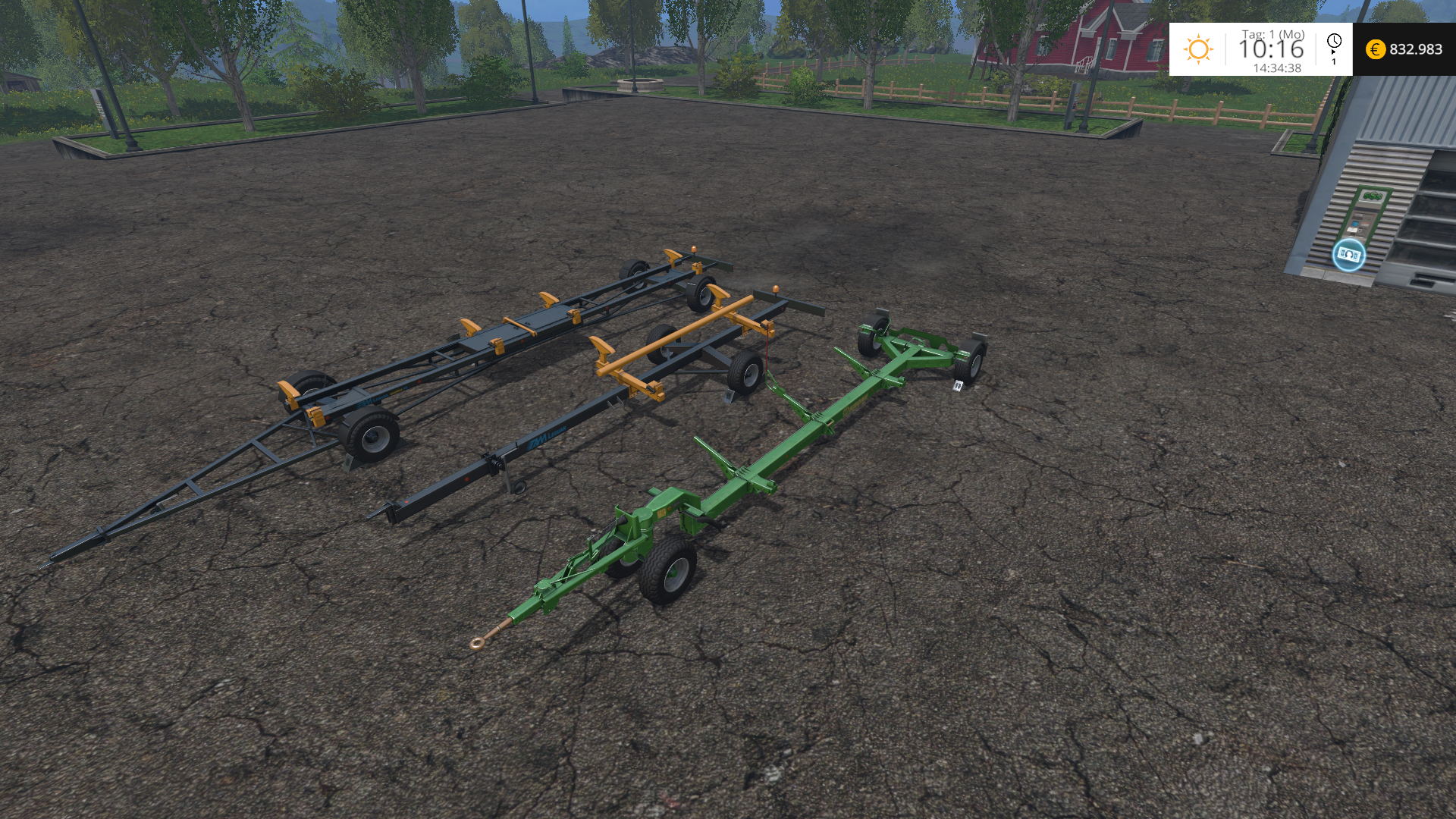 Cutter Trailer with Attacher - Thumbnail 1