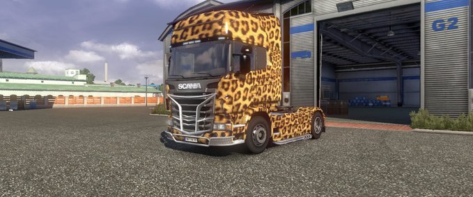 Skins Leoparden Scania R 2009 Eurotruck Simulator mod