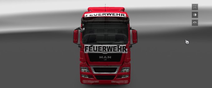 Skins Feuerwehr Man TGX  Eurotruck Simulator mod
