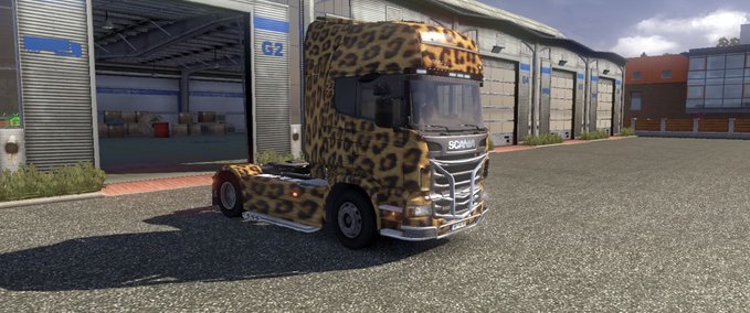 Skins Gold set Eurotruck Simulator mod