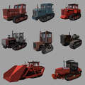 Crawler Tractors Set Mod Thumbnail