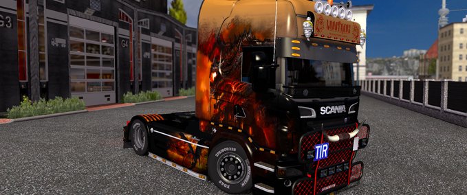 Skins Scania R Dragon Eurotruck Simulator mod
