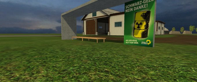 Platzierbare Objekte Moderne Bushaltestelle Landwirtschafts Simulator mod