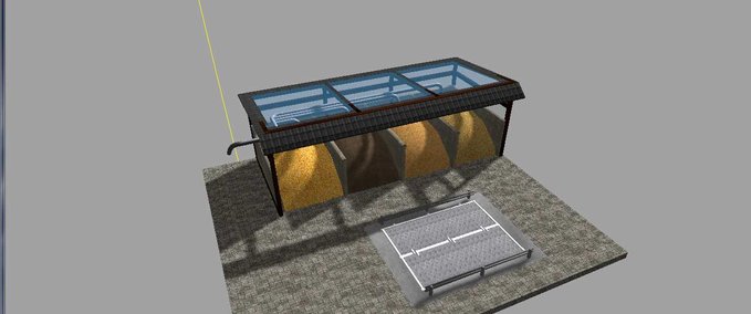 Gebäude mit Funktion Getreidelager klein Landwirtschafts Simulator mod