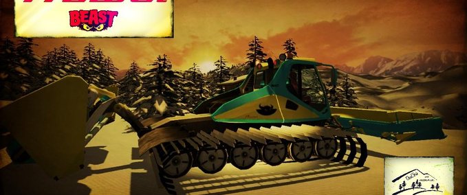 Schneeraupen Prinoth Beast Margarethenhöhe Skiregion Simulator mod