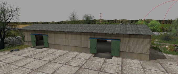 Gebäude DDR Scheune Landwirtschafts Simulator mod