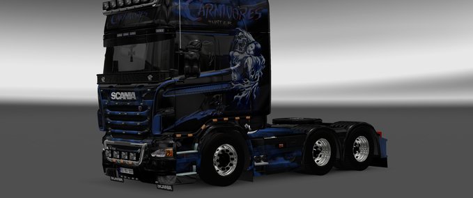 Skins Scania Carnivores Eurotruck Simulator mod