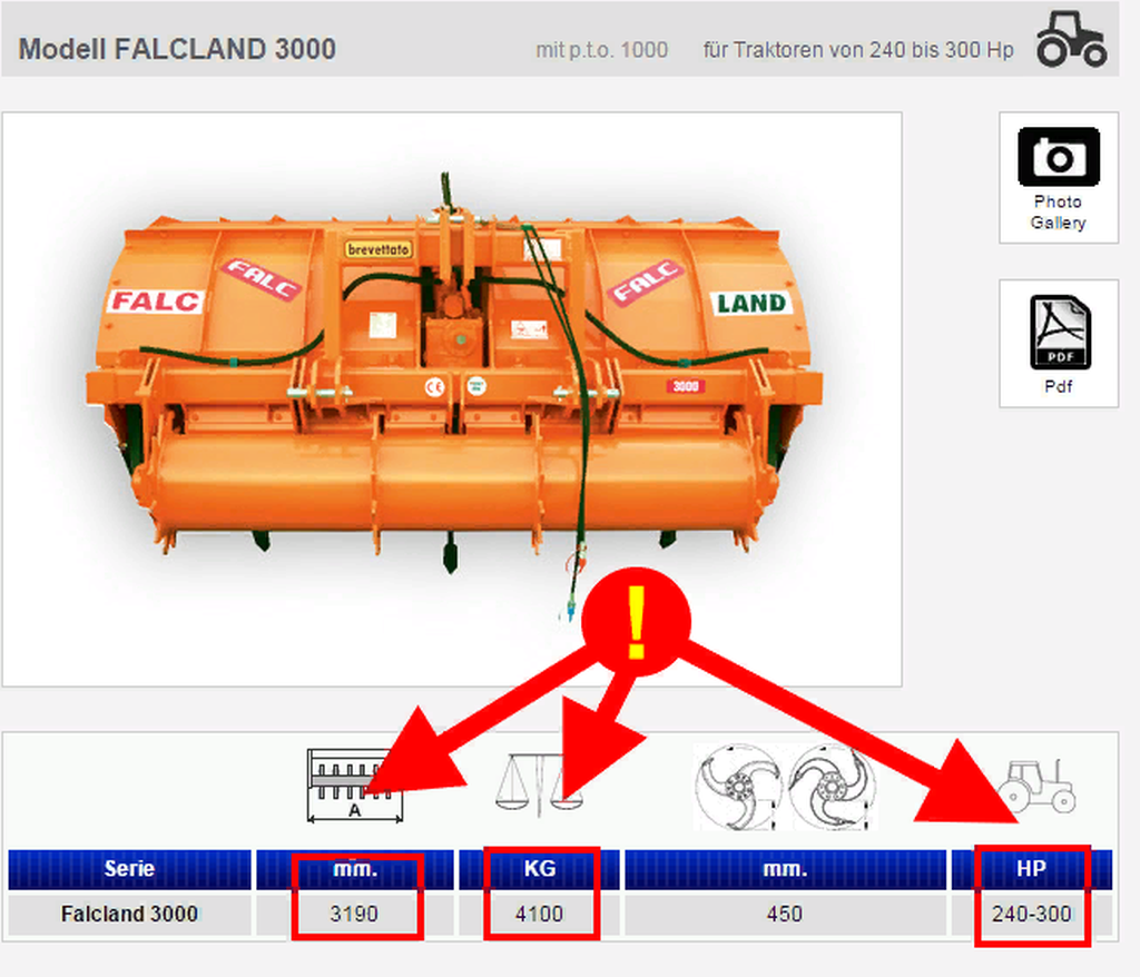 Falcland ROTARY PLOUGH - Thumbnail 1