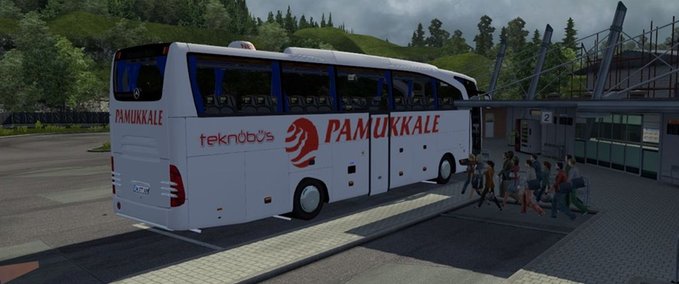 Maps Bus Personenverkehr und Terminal-Modus Eurotruck Simulator mod