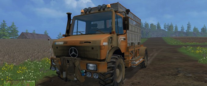 Mercedes Benz Unimog Spezial Landwirtschafts Simulator mod