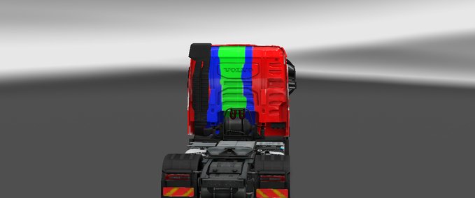 Skins Der Bunte Volvo 2012 Truck Eurotruck Simulator mod