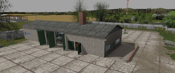 Gebäude DDR Werkstatt Landwirtschafts Simulator mod