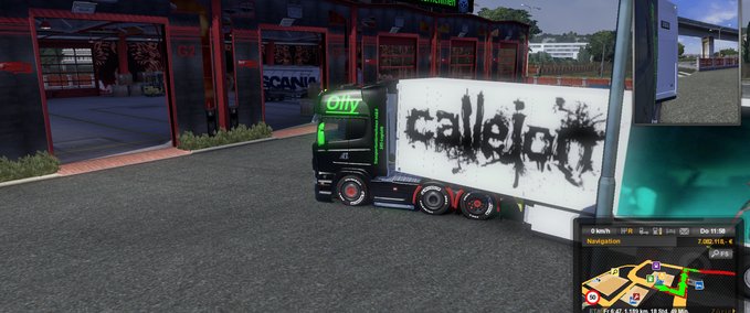 Skins Callejon Eurotruck Simulator mod