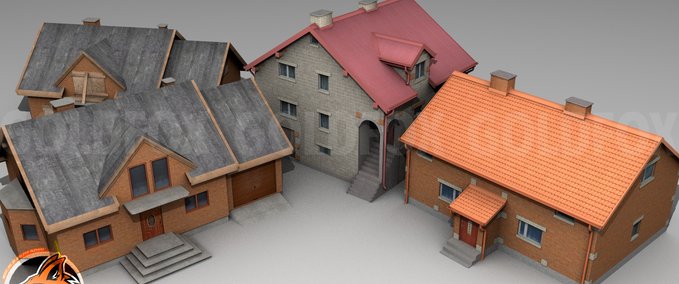 Gebäude Pack Houses Landwirtschafts Simulator mod