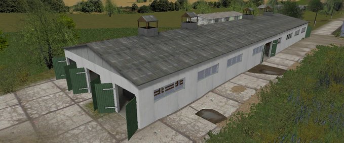 Gebäude DDR Fersenstall Landwirtschafts Simulator mod