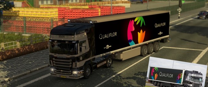 Skins Qualiflor Combo pack Eurotruck Simulator mod