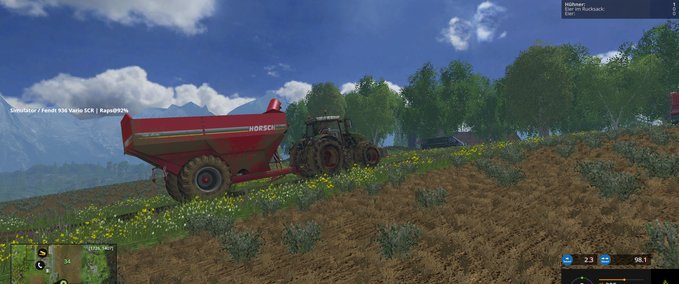 Überladewagen Horsch Titan 38 Landwirtschafts Simulator mod