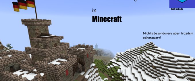 Maps Kleine mittelalterliche Burg Minecraft mod