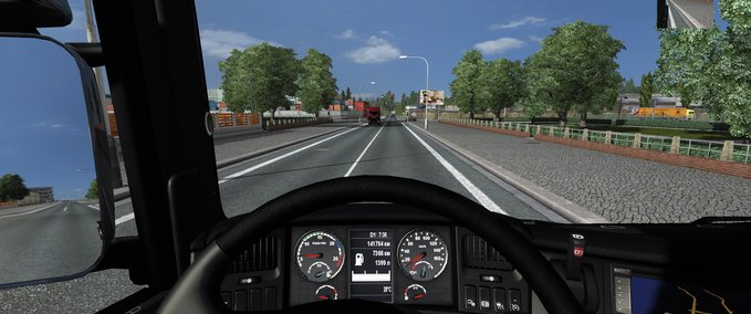 Interieurs Speedometer 160 km / h Eurotruck Simulator mod