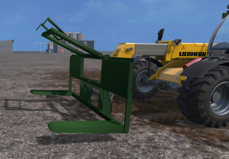FS15: Wood pallet gripper v 1.1 front loader Mod für Farming Simulator 15