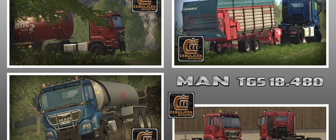 MAN MAN TGS 18480 4x4 BLS Farming Simulator mod