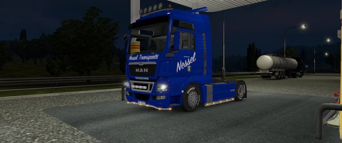 Skins MAN TGX XXL Nessel Transporte  Eurotruck Simulator mod