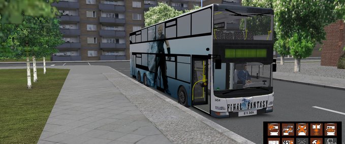 Bus Skins MAN DD Final Fantasy  OMSI 2 mod