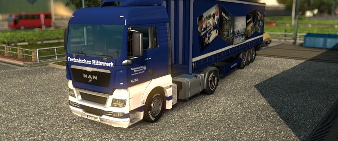 Trucks THW Eurotruck Simulator mod