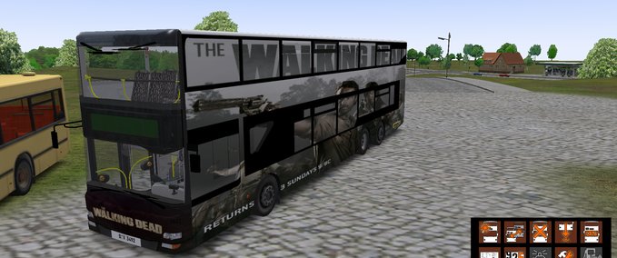 Bus Skins The Walking Dead  OMSI 2 mod