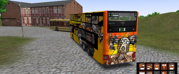Bus Skins Borderland  OMSI 2 mod