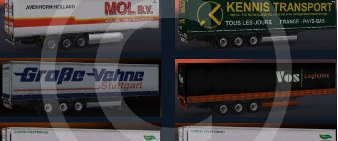 Standalone-Trailer JBK Trailerpack 4 Eurotruck Simulator mod