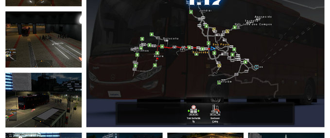 Maps Eaa Bus Pasanger Map Eurotruck Simulator mod