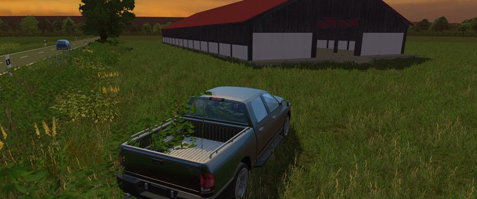 Platzierbare Objekte UPK Durchfahrhalle Landwirtschafts Simulator mod