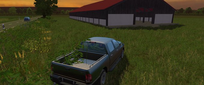 Placeable Objects UPK drive-through hall Farming Simulator mod