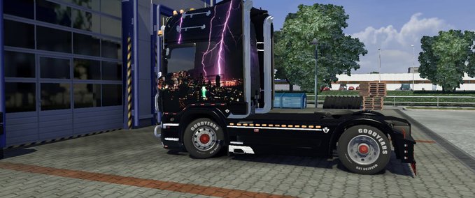 Skins Scania Gewitter Eurotruck Simulator mod