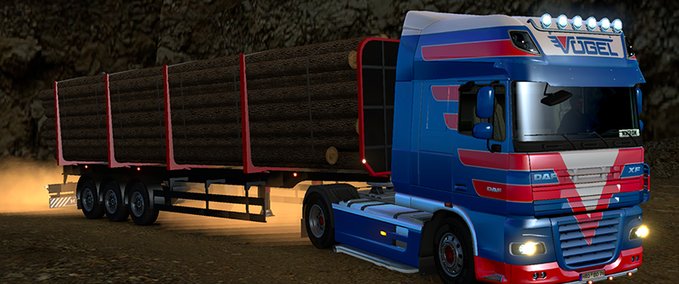 Standalone-Trailer Logs Eurotruck Simulator mod