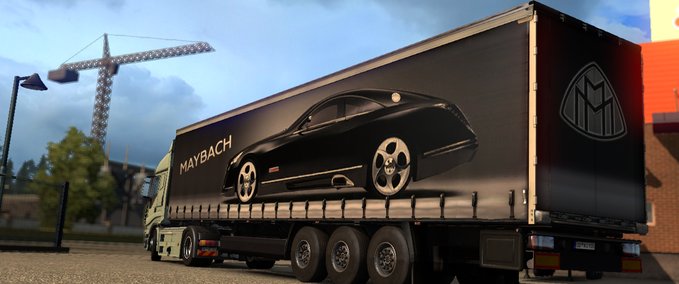 Skins Maybach Trailer Eurotruck Simulator mod