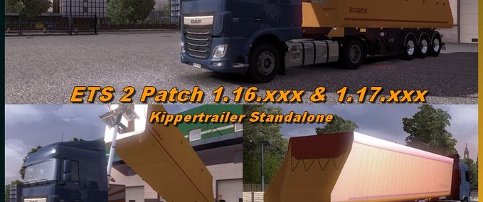 Standalone-Trailer Kippertrailer Bodex Eurotruck Simulator mod